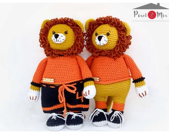 Lodewijk * Het Leeuwtje * Amigurumi Haakpatroon NL/UK