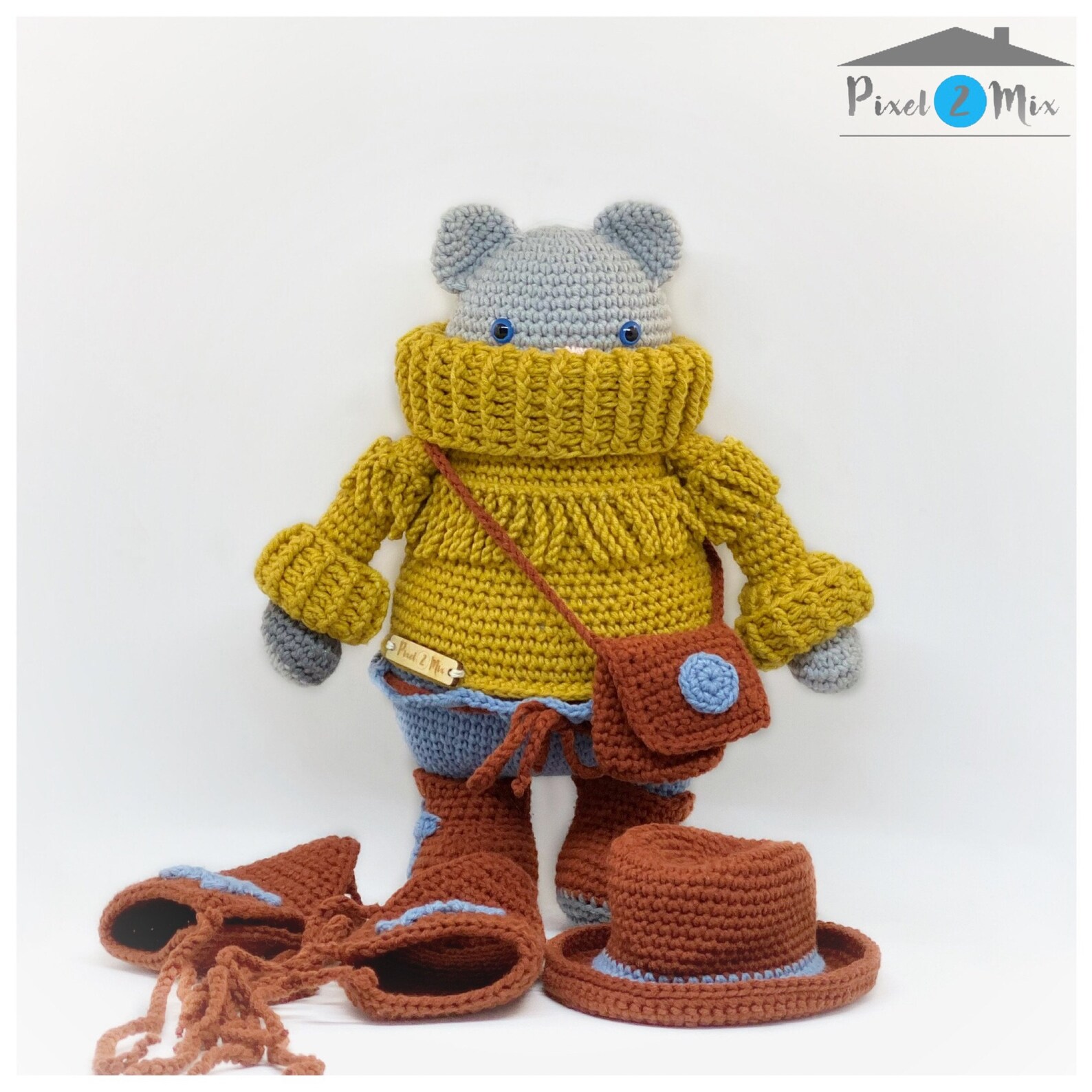 Harry - the Cowboy Tomcat - PDF Crochet Pattern Dutch \ PDF Crochet ...