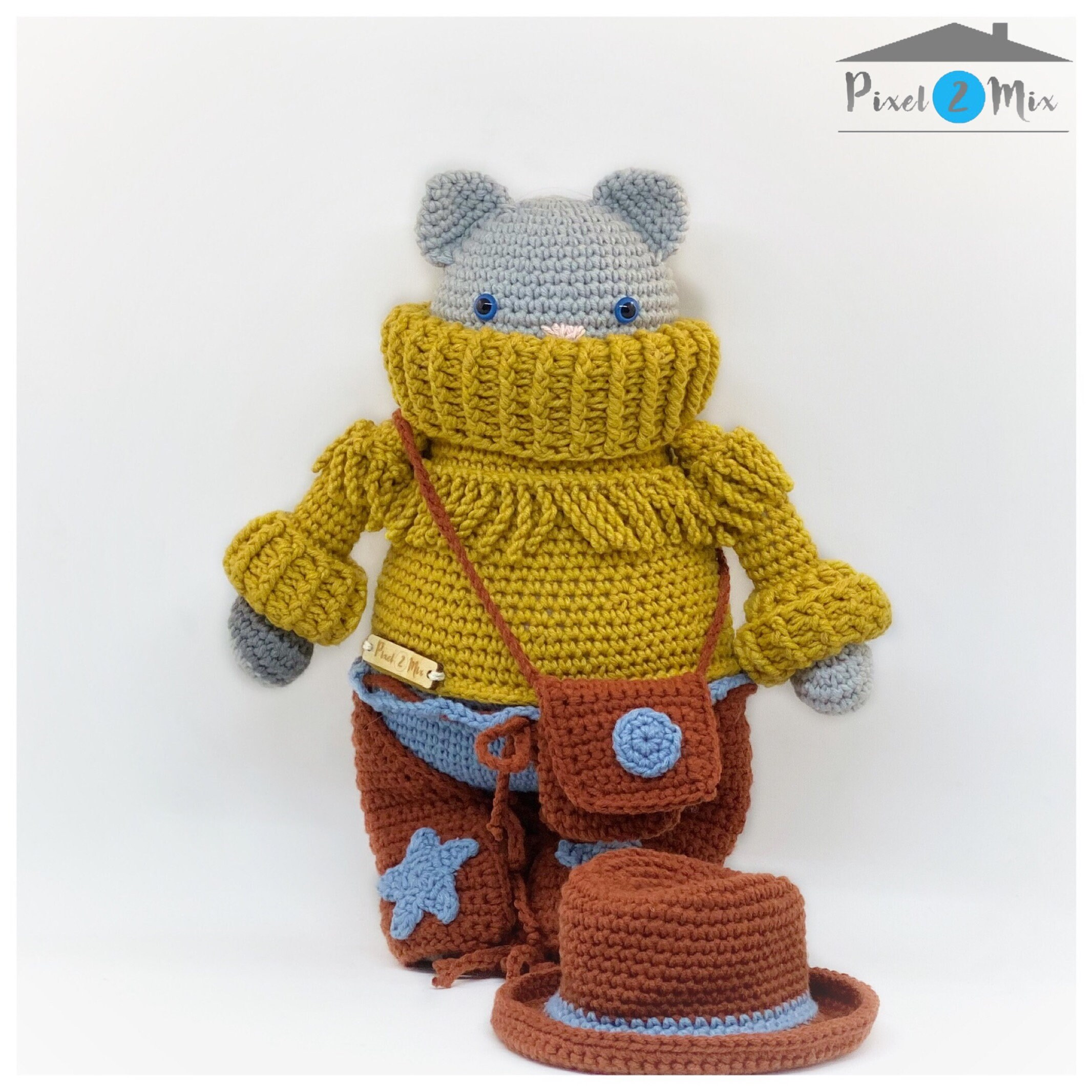 Harry - the Cowboy Tomcat - PDF Crochet Pattern Dutch \ PDF Crochet ...