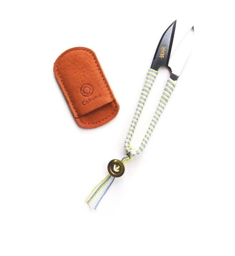 Thread Snips Cohana Japanese Shozaburo Green Silk Iga Braid Etsy UK