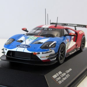 Ford GT #68 2019, IXO models, box. Diecast scale 1:43, Metal car, Die cast model. sports car replica. collectible gift. Brand new