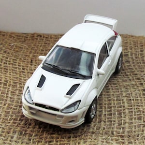 Ford Focus Rally Bburago Italy 1990S. Vintage rare collectible metal toy sports car scale diecast model 1:43. Lovely collectible item!
