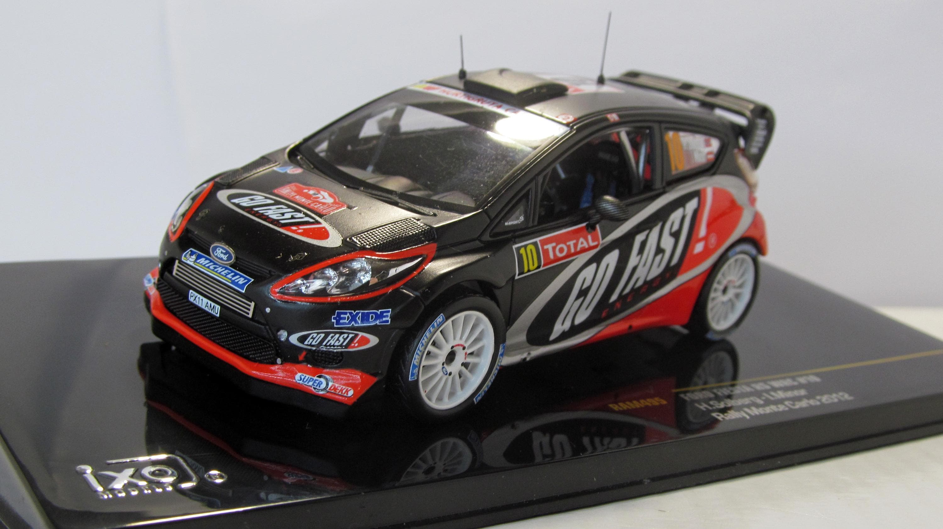 Ford Fiesta RS WRC #10, IXO Models, Box. Diecast Scale 1:43, Metal