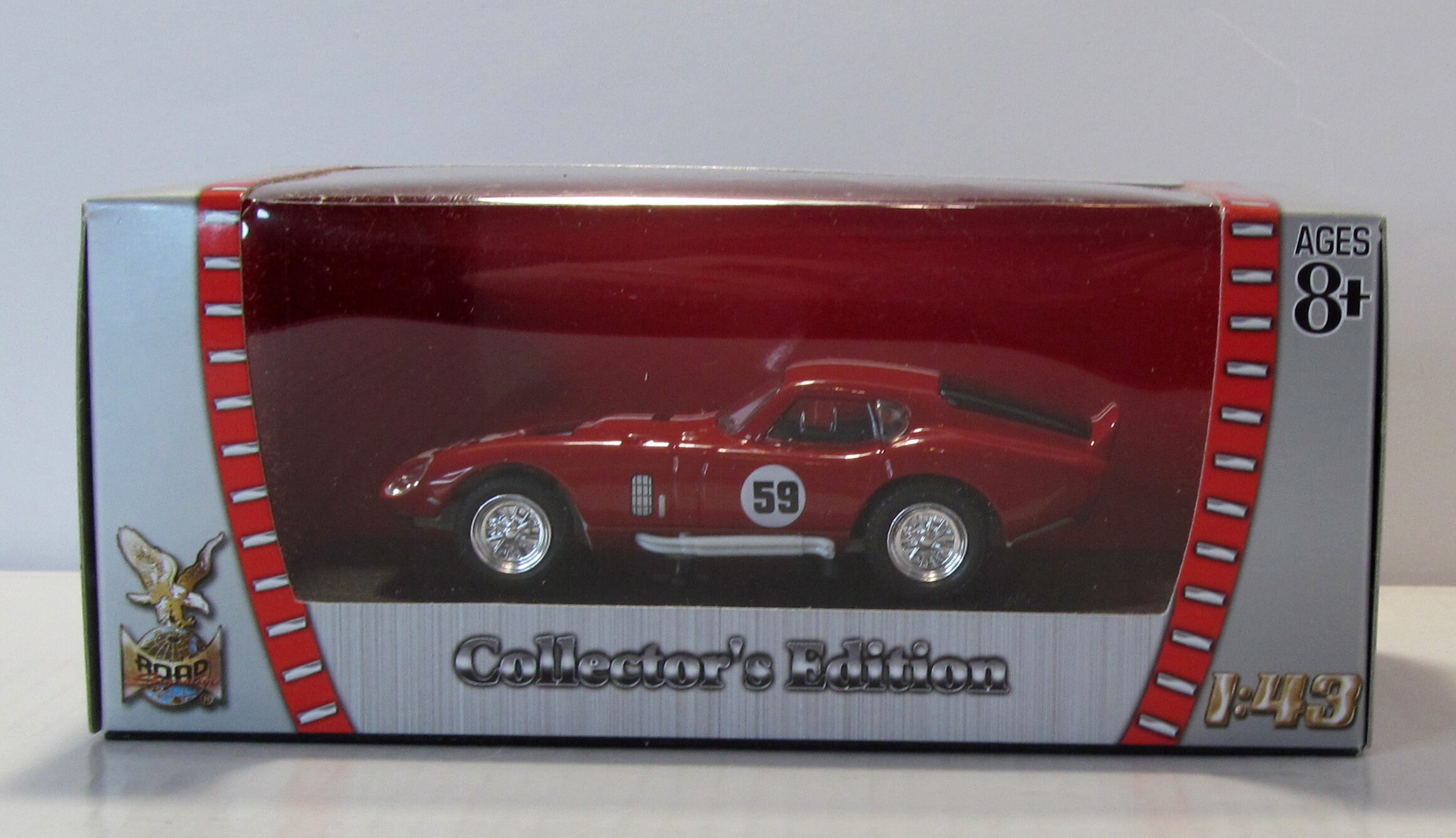 Ford Shelby Cobra Daytona Coupe 1965, Yat Ming, BOX. Diecast Scale