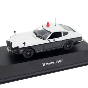 Datsun Fairlady 240Z Police, Atlas, Box. collectible car. scale diecast model 1:43. classic models. birthday gift. gift for him. Brand new