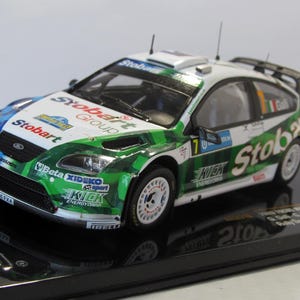Ford Focus 07 WRC, IXO models, box. Diecast scale 1:43, Metal car, Die cast model. car replica. collectible present. detailed. Brand new
