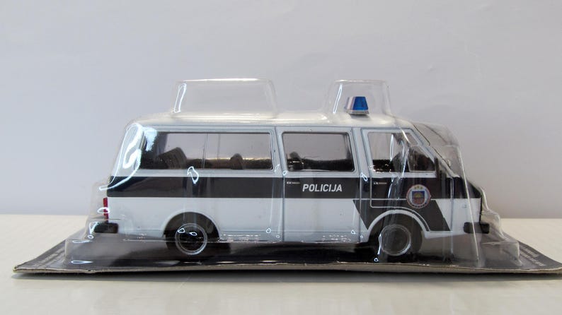 Miniature Bus RAF 22038 Lettonie 1976 Jaune échelle 1/24 - Hachette, Métal, Neuve