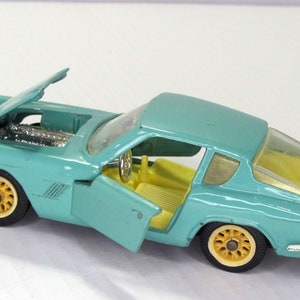 Maserati Mistral coupe remake USSR 1970s. Vintage collectible toy car scale diecast model 1:43. metal toy car USSR 70s. replica italian car