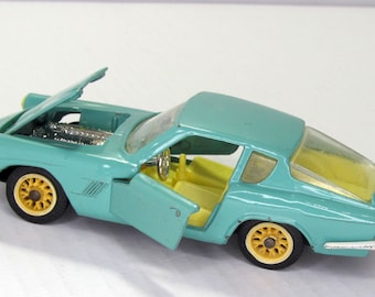Maserati Mistral coupé remake URSS años 70. Coche de juguete vintage coleccionable a escala diecast modelo 1:43. Coche de juguete de metal URSS años 70. réplica de coche italiano