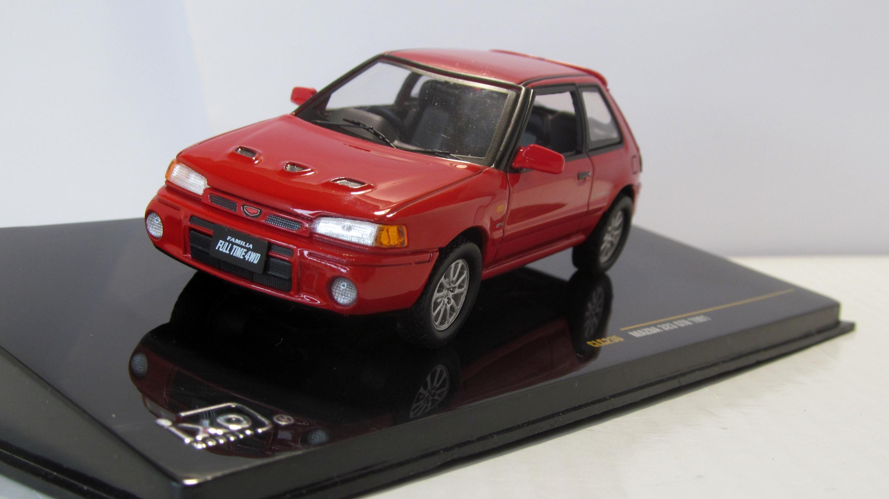 Mazda 323 GTR 1991, IXO Models, Box. Diecast Scale 1:43, Metal Car
