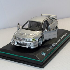 Mitsubishi Lancer Evolution VI, Hongwell, Box. scale diecast model 1:43. Japanese sport car replica. collectible present. Father's day gift
