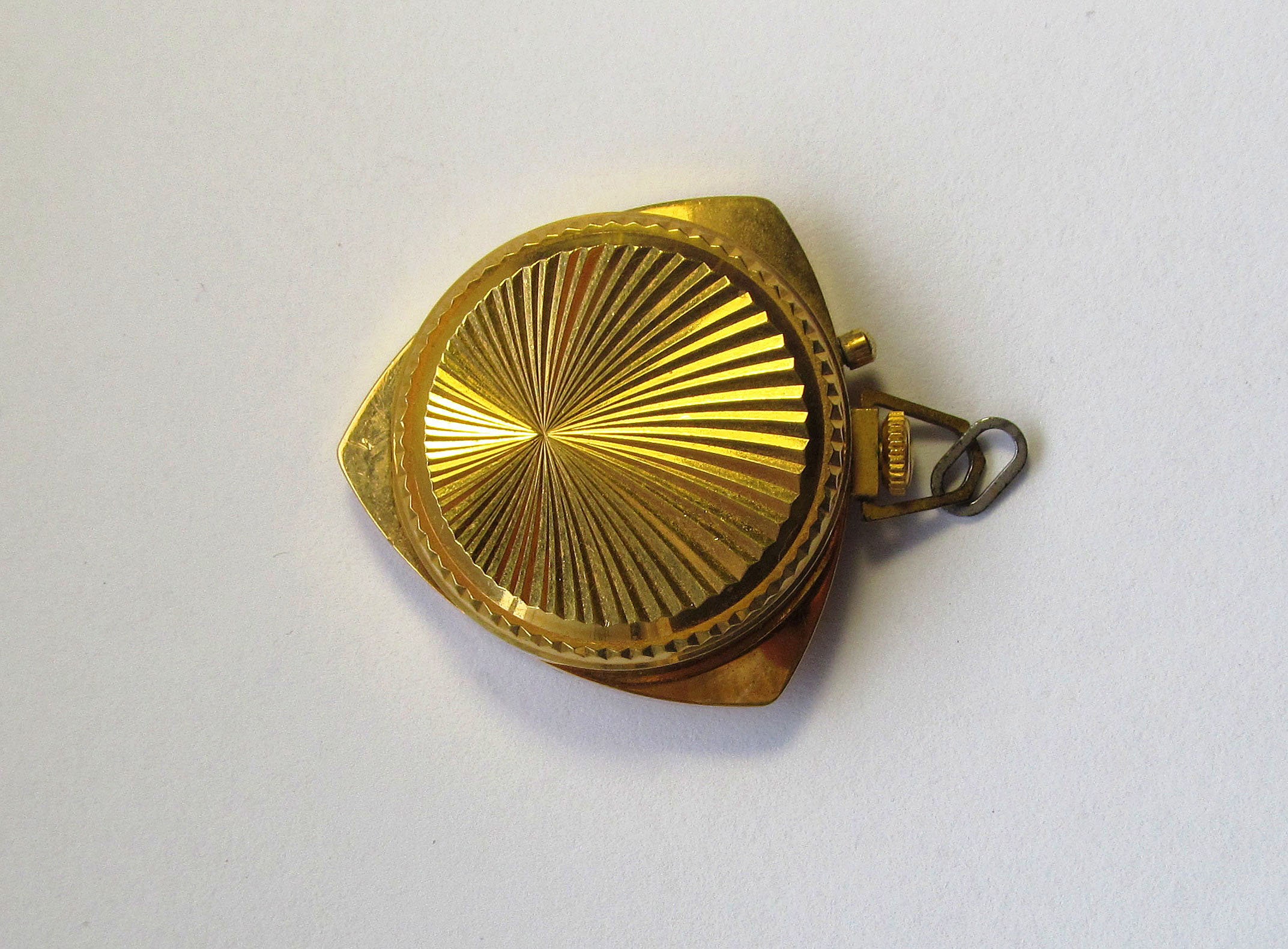 Gold Zarya Au5, Women's Watch Pendant. Soviet Watch Gold