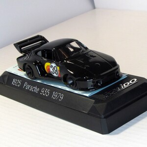Porsche 935 1979, Solido,made in France, 1990s Box. Vintage collectible toy car. scale diecast model 1:43. Deutsch sports car replica.
