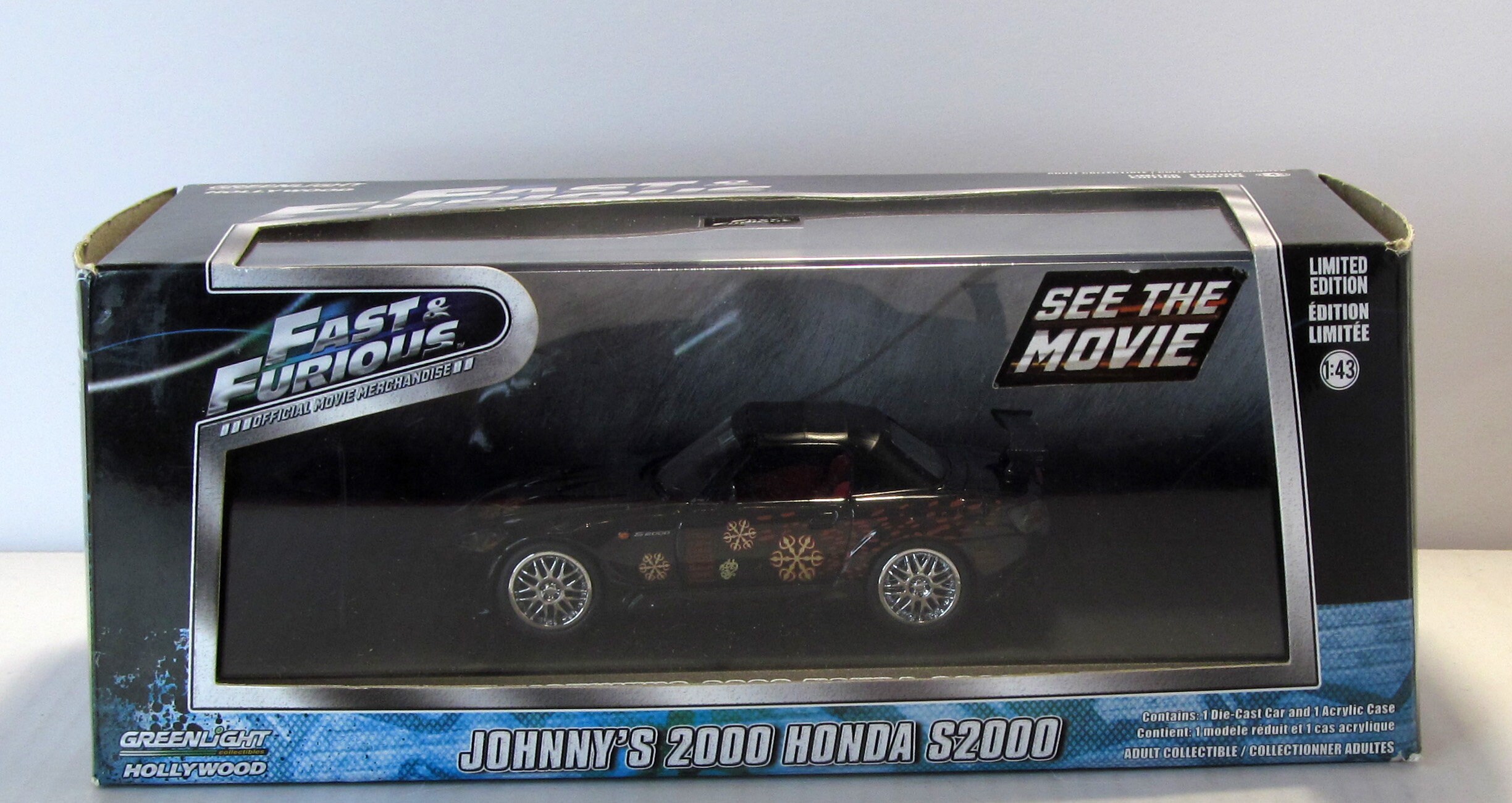 Johnny's 2000 Honda S2000, Movie Fast and Furious, Greenlight Box