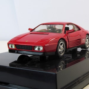 Ferrari 348 TB, Hot Wheels, box. scale diecast model 1:43. sports car replica. collectible present. gift. car fans. car enthusiasts