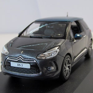 Citroen DS3, 2015, Norev, Box. Collectible car. scale diecast model 1:43. modern French car replica. collectible present. birthday gift