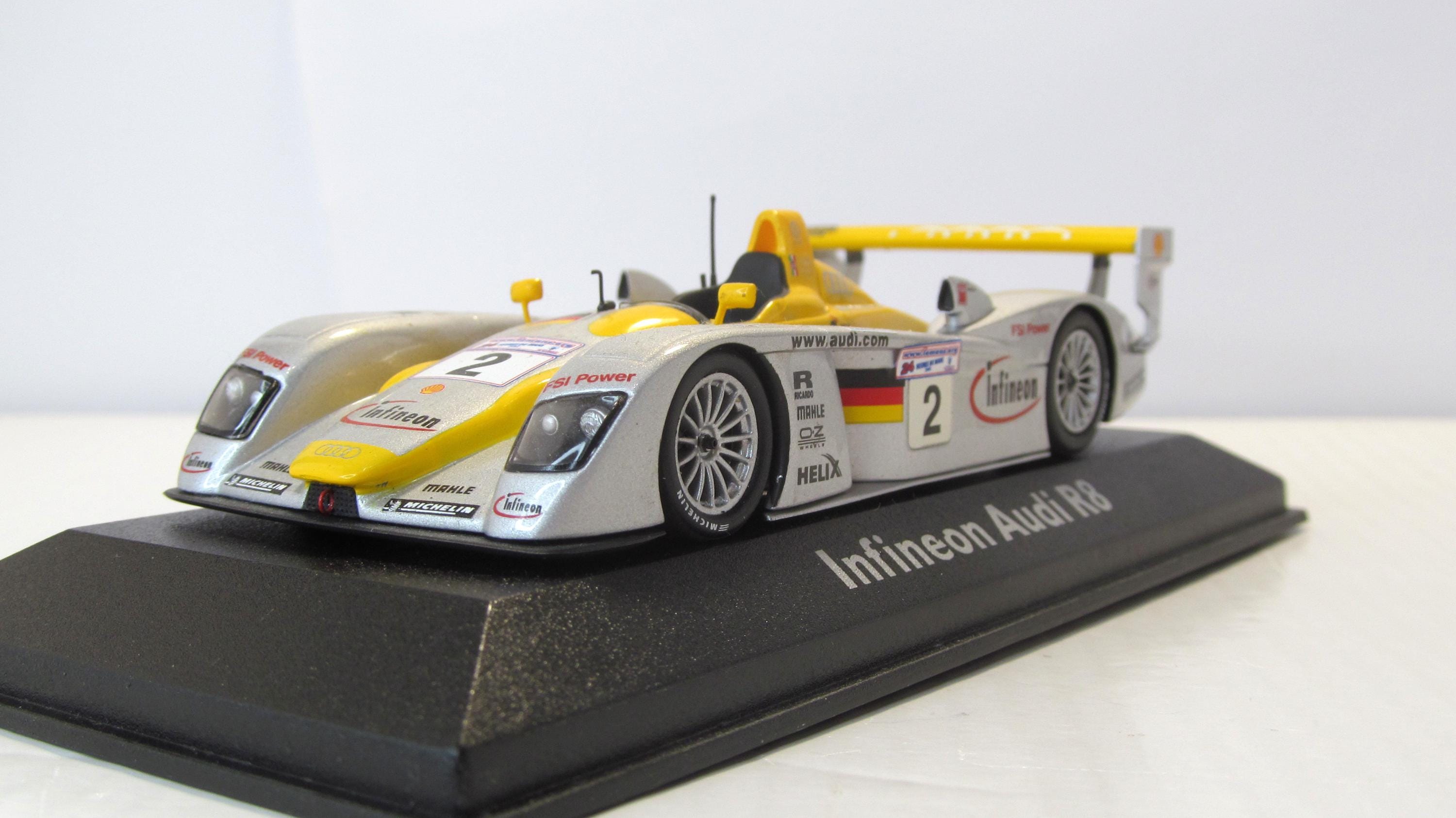 ミニチャンプス Infineon Audi R8 2002 Infineon Audi R8 2002 Minichamps Racing Scale 1:43 Vehicles