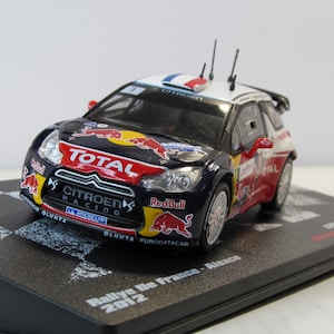 Cirtoen DS3 WRC n1 Rally De France Alsace 2012, Altaya box. Collectible car. scale diecast model 1:43. car replica. birthday gift. Brand new
