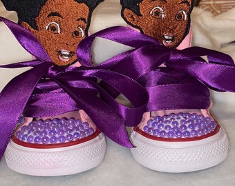 Gracie’s Corner Custom Chucks | Custom Sneakers | Birthday Shoes | Kids Customized Sneakers