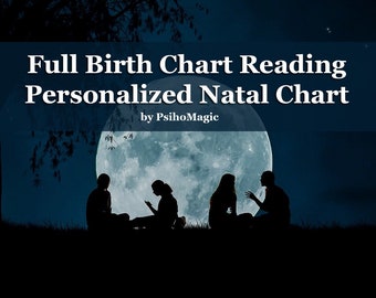 In Depth Astrology Birth Chart & Natal Report, Personalized Natal Chart, Reveal Your Strengths and Weaknesses, Opportunities and More