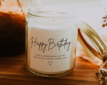 Happy Birthday Gift - Birthday Gift - Birthday Candle - Personalised Birthday Gift - Birthday Gift For Her - Happy Birthday Candle -Birthday