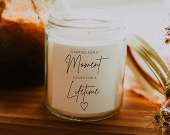 Baby Loss Candle - Baby Loss Gift - Sorry For Your Loss Gift - Sympathy Candle - In Loving Memory Candle - Memory Candle - In Loving Memory