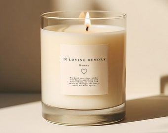 Loving Memory Candle - In Loving Memory Candle - Forever In Our Hearts - Memory Candle - Sorry For Your Loss -Sympathy Candle- With Sympathy