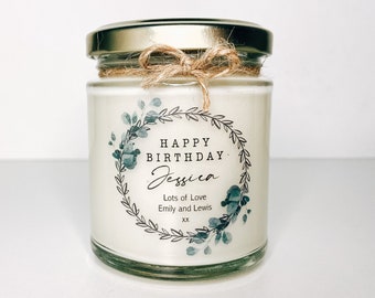 Happy Birthday Gift - Birthday Gift - Birthday Candle - Personalised Birthday Gift - Birthday Gift For Her - Happy Birthday Candle -Birthday