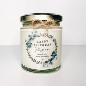 Happy Birthday Gift - Birthday Gift - Birthday Candle - Personalised Birthday Gift - Birthday Gift For Her - Happy Birthday Candle -Birthday