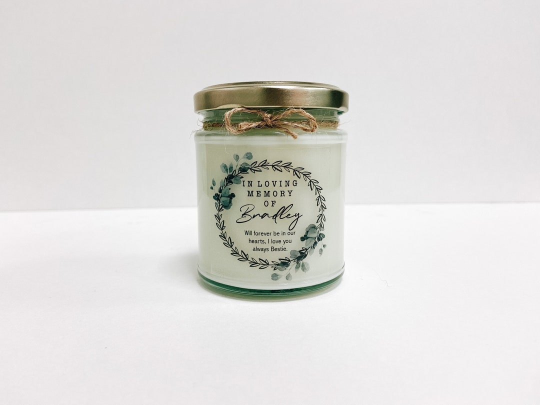 In Loving Memory Hurricane Candle