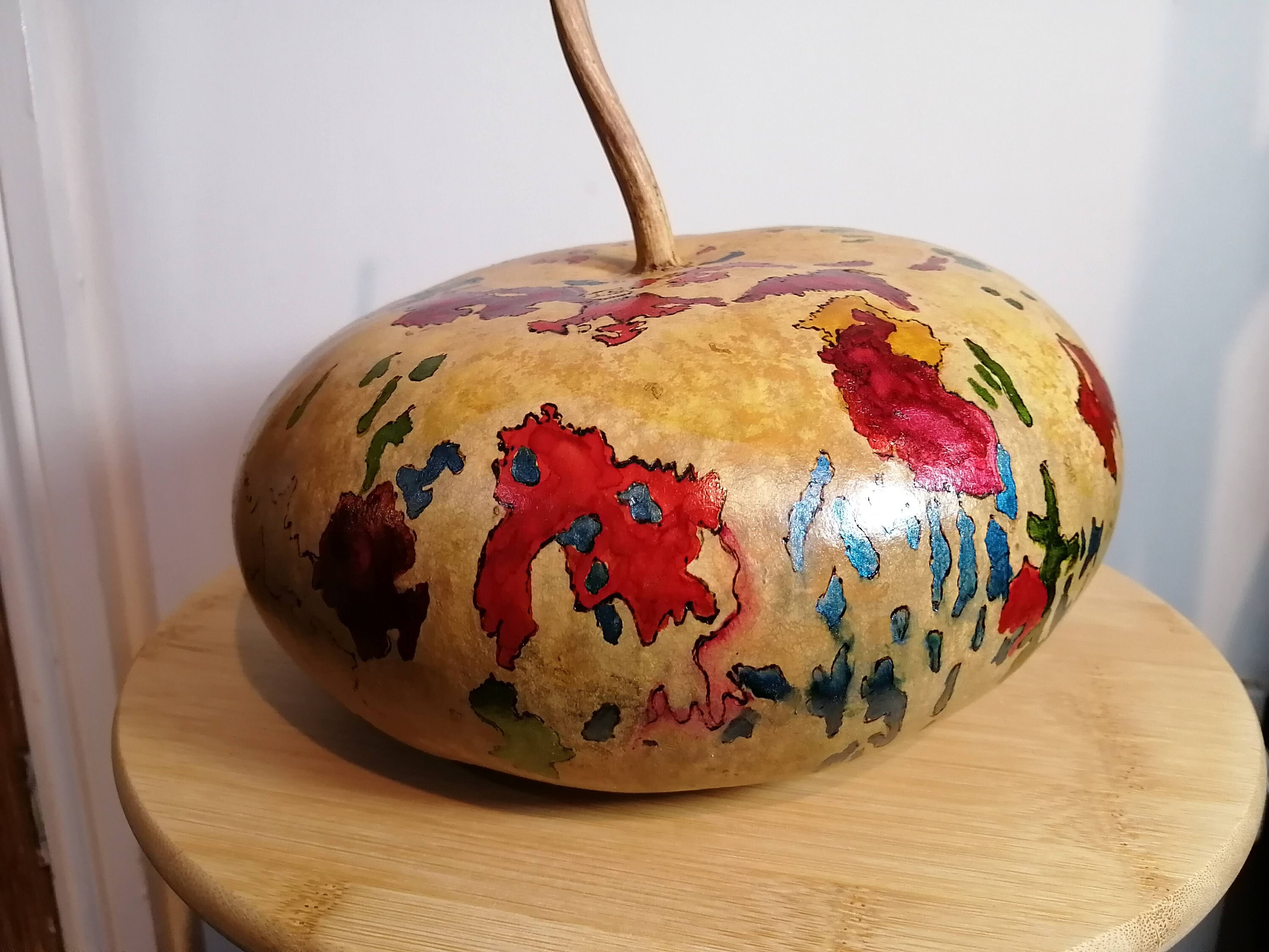 Canteen Gourd art. Etsy