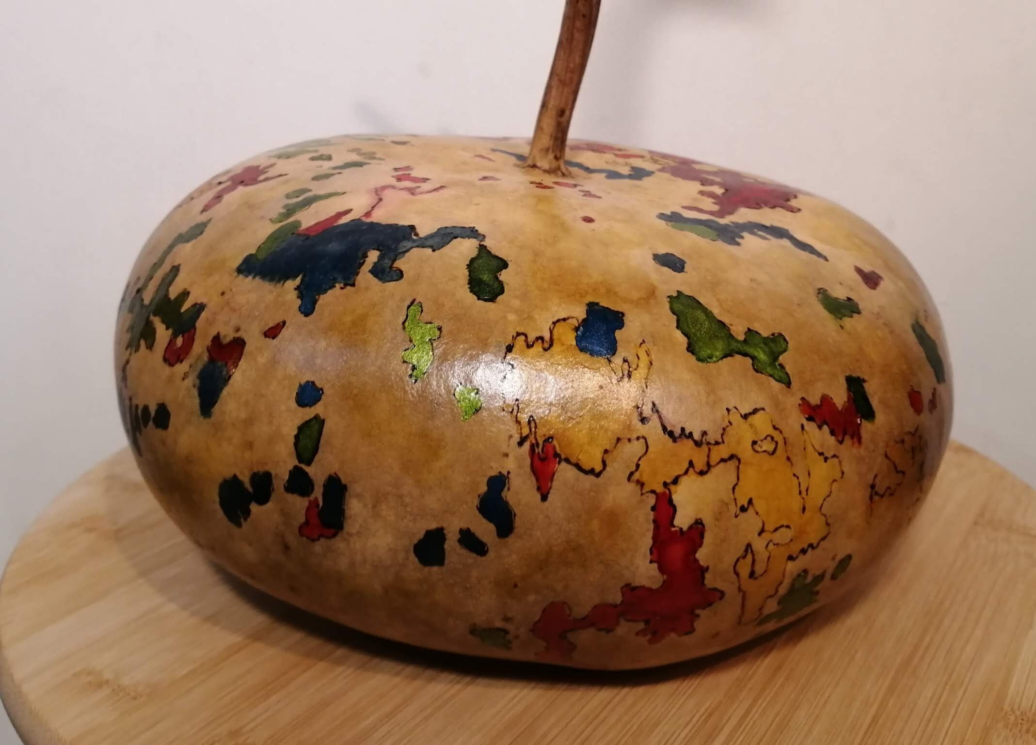 Canteen Gourd art. Etsy