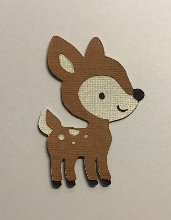 Baby Deer Cupcake Toppers Etsy