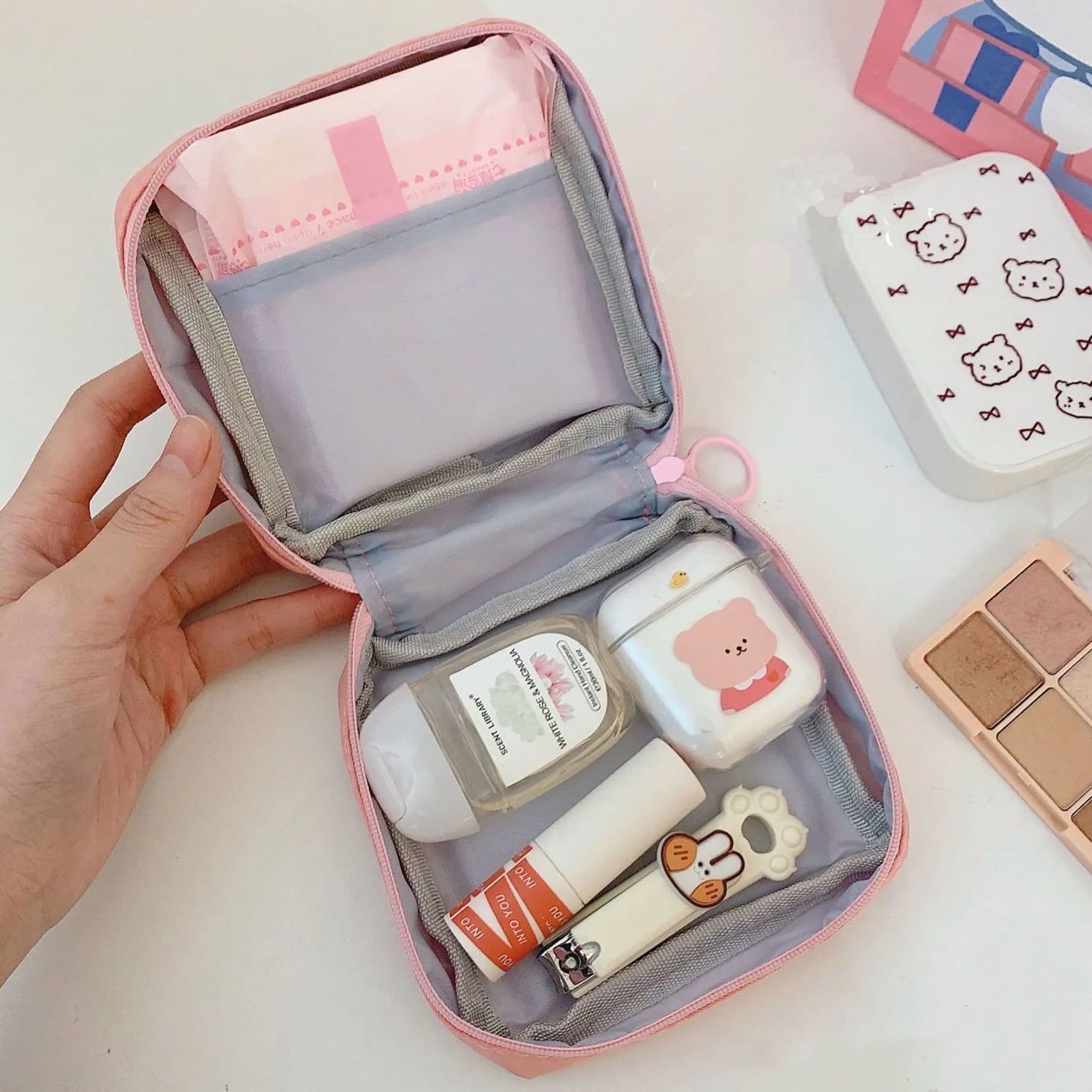 Cute Sanitary Napkin Storage Bag Portable Small Cosmetic Bag | Etsy