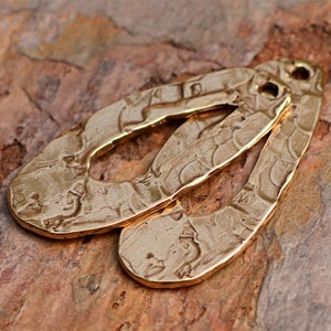 Long Oval Open Tear Drop Earring Findings,  (PAIR) LD-193