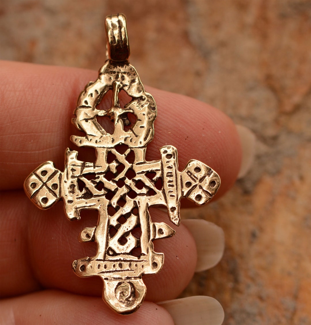 Ethiopian Coptic Cross Pendant, LD-295 (ONE) - Etsy