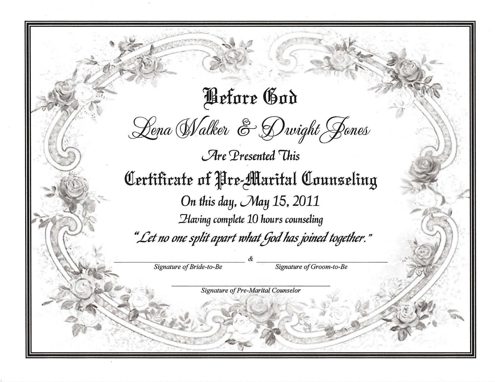 victorian-floral-rapture-pre-marital-counseling-certificate-optional-4-25-x-5-5-pocket-size-plastic-laminate-optional-certificate-holder-etsy for Free Printable Marriage Counseling Certificate Template Victorian Floral Rapture Pre-marital Counseling Certificate/optional 4.25