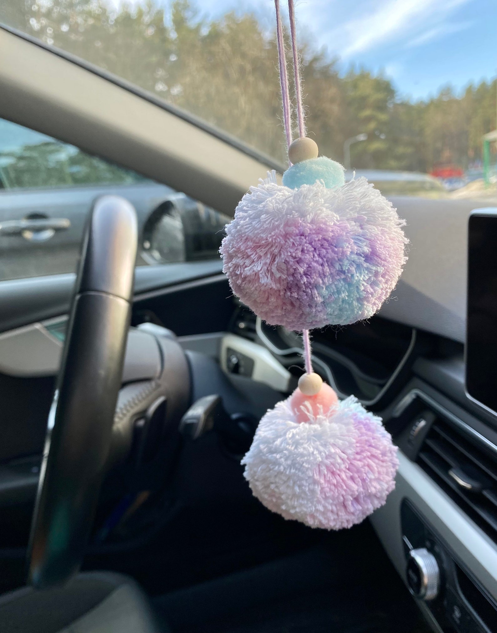 Car air freshener hanging. Cute essential oil accessories. Etsy