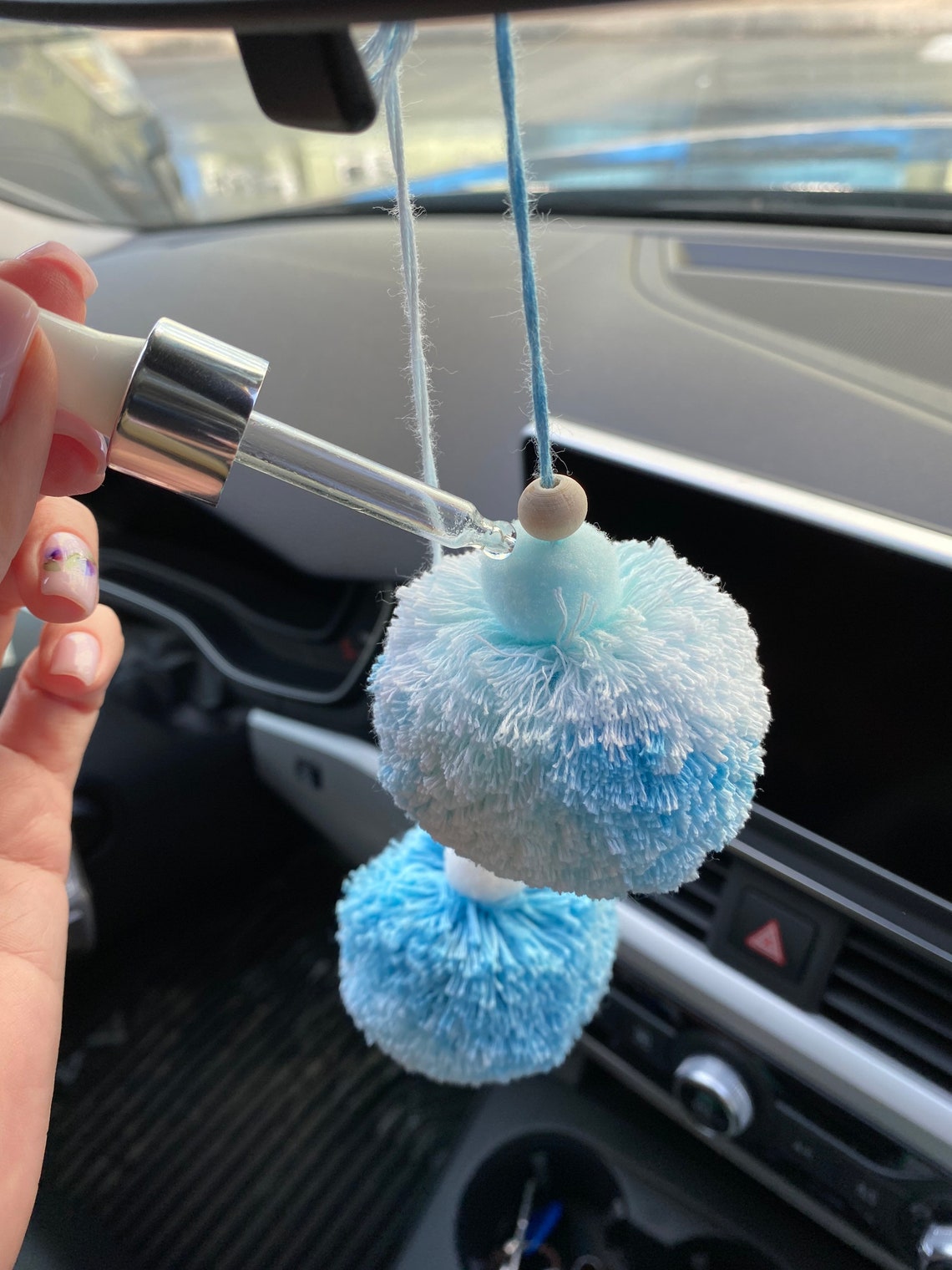 Car air freshener hanging. Cute essential oil accessories. Etsy