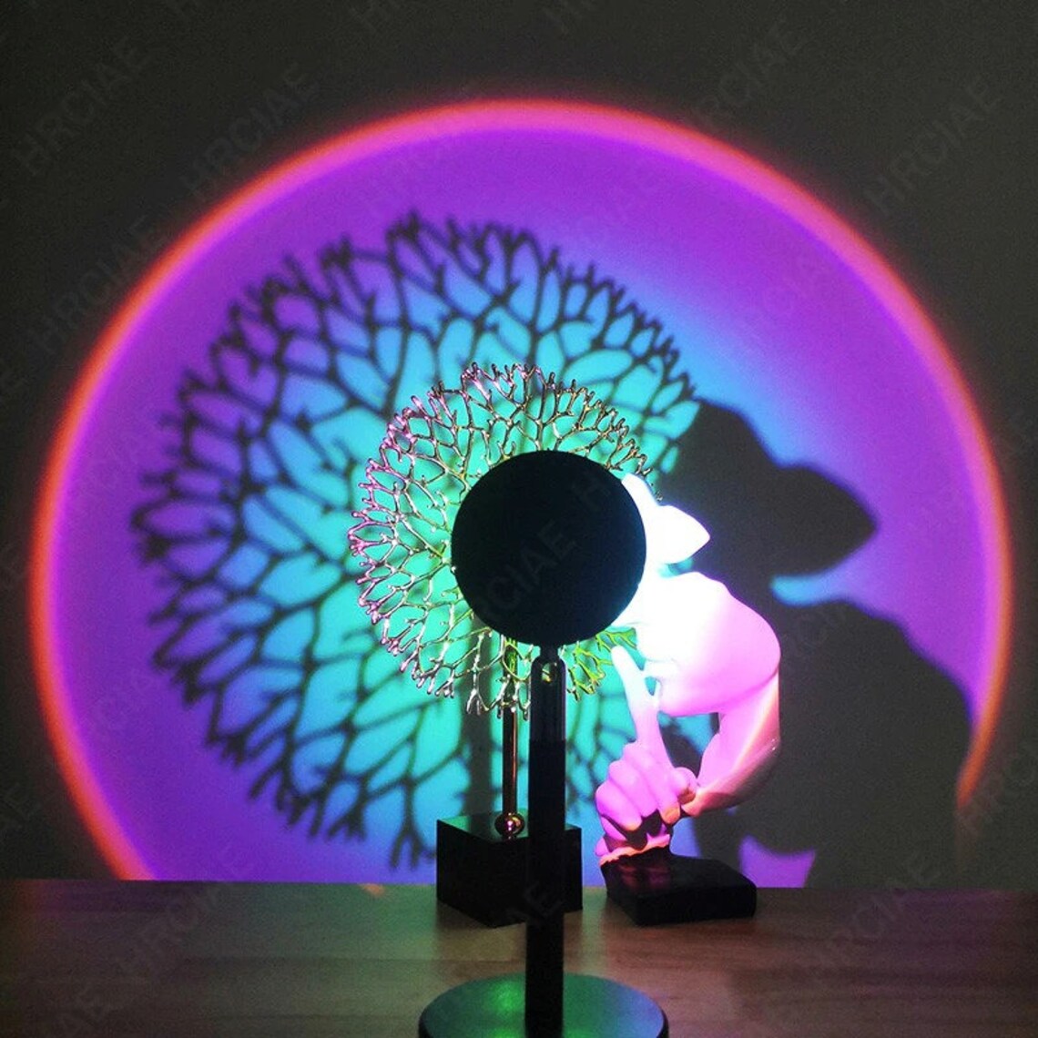 TIKTOK Sunset/ Rainbow LED Projection Lamp Tiktok Viral lamp Etsy