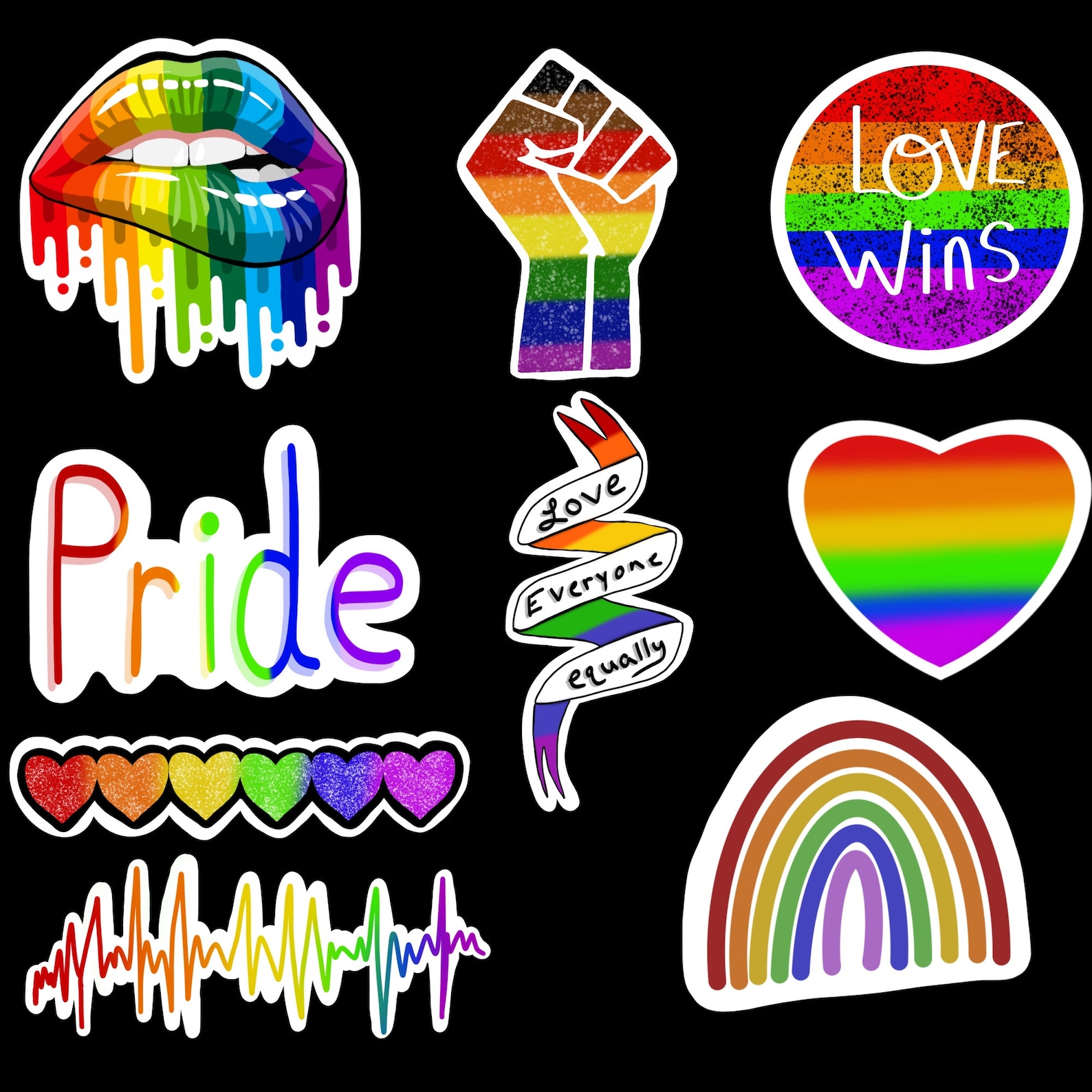 Pride Stickers - Etsy