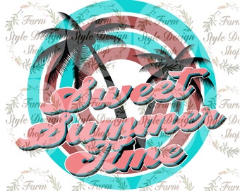 Sweet Sumer time  PNG digital download