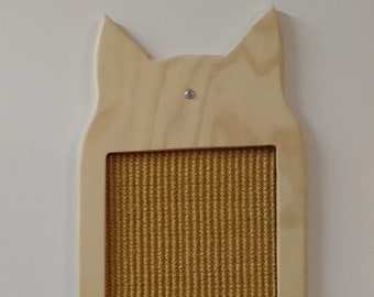 Flat sisal scratcher Silhouette Model/ Wall scratcher/ Floor scratcher/ Woven sisal scratcher.