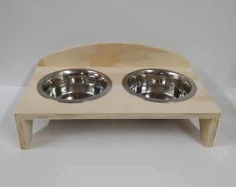 Cat feeder/Personalized feeder/Pet feeder/Wooden feeder