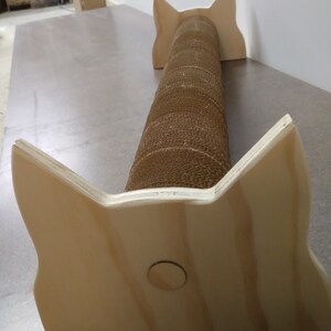 Horizontal Sisal Floor Scratcher/Cat Shelves/Cat Climbing Wall/Cat Carpet Scratcher/Cat Furniture image 3