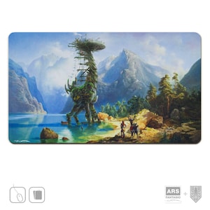 Spielmatte Horizon Zero Dawn, Videospiel TCG Mat, XL Mousepad Hergestellt in Deutschland, Mashup-Kunst Vom Künstler signiert