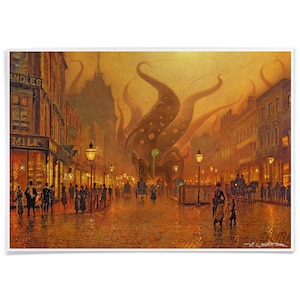 Art Print Shub Niggurath Cthulhu-Avatars, Lovecraft Poster, Printed with Archival-Ink, Pastiche Art Signed by the Artist