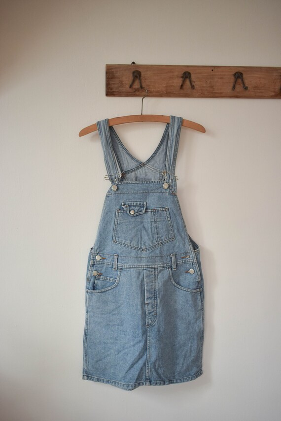 denim skirt dungarees