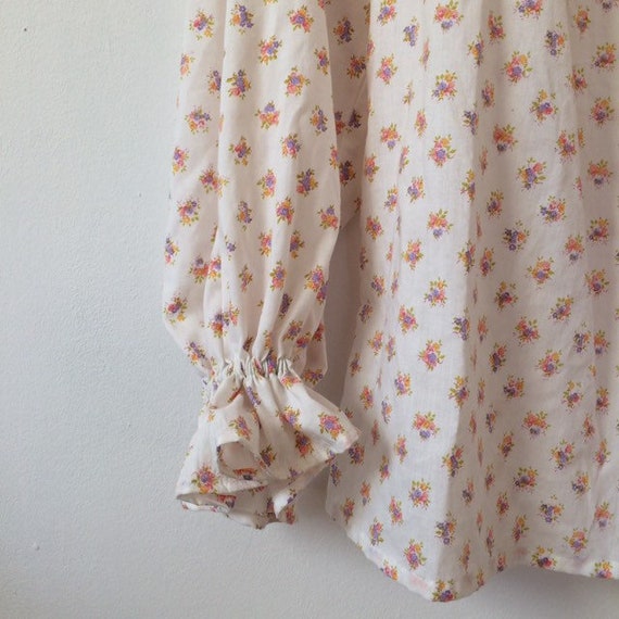 Floral Print Puff sleeve Blouse