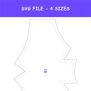 SVG Face Mask Pattern Template for cutting machine, Adult Face Mask Sewing Pattern Digital Download - 4 Sizes (Includes Extra Large)